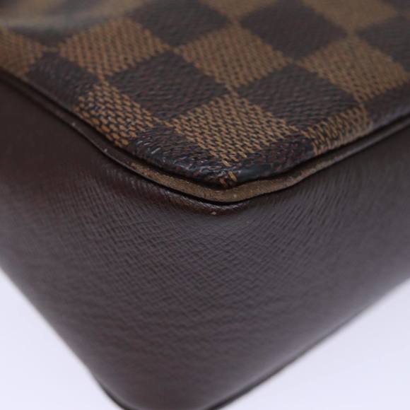 LOUIS VUITTON Damier Ebene Trousse Makeup Pouch N51982 LV Auth yk12395 - Picture 9 of 16